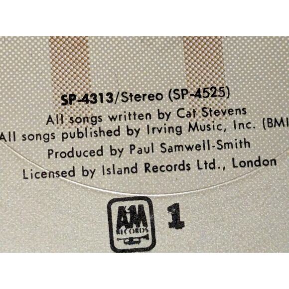 Vintge 1971 Cat Stevens Teaser & The Firecat Vinyl Record Original - Picture 7 of 11